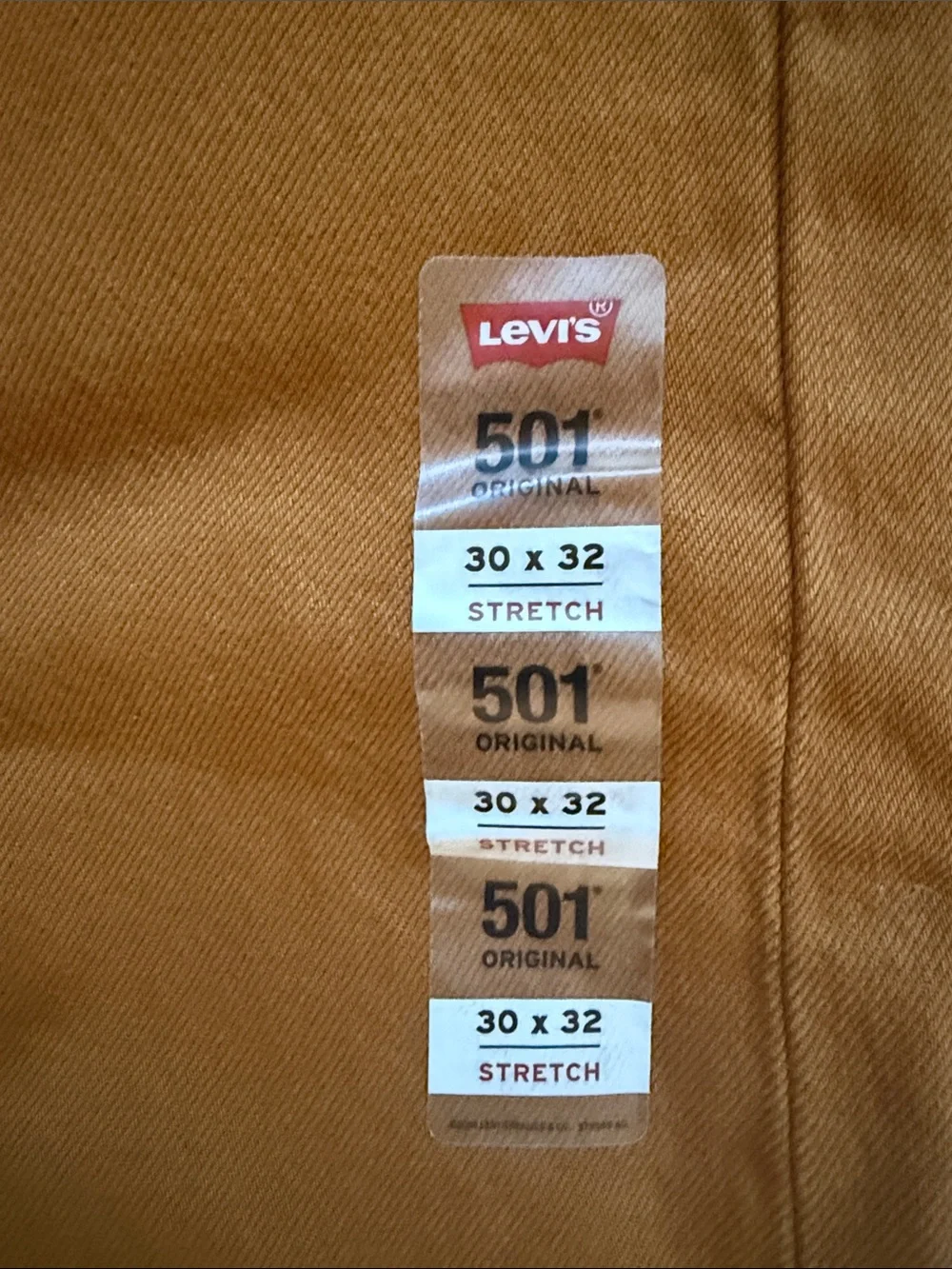 Levi's Men’s Straight Jeans in Caramel Brown